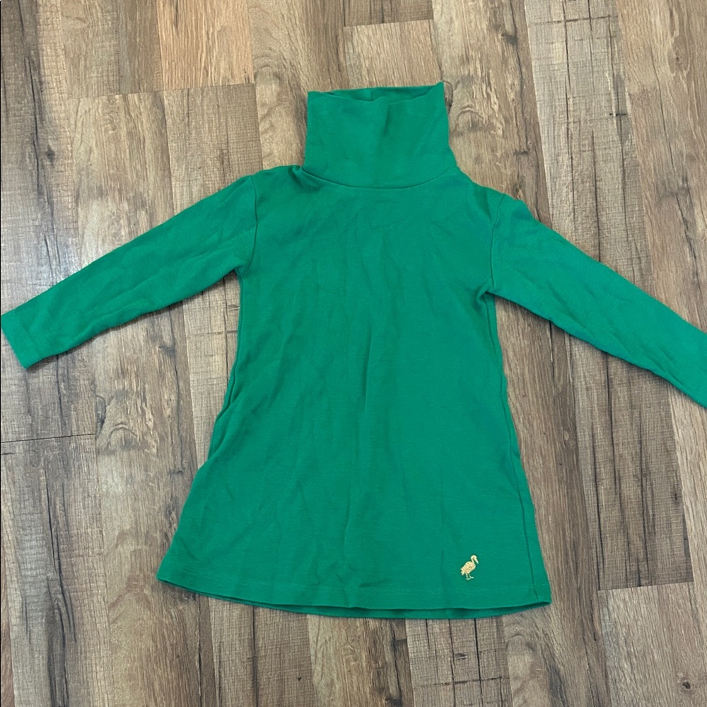 Beaufort Bonnet Company Green Kids Turtleneck Dress